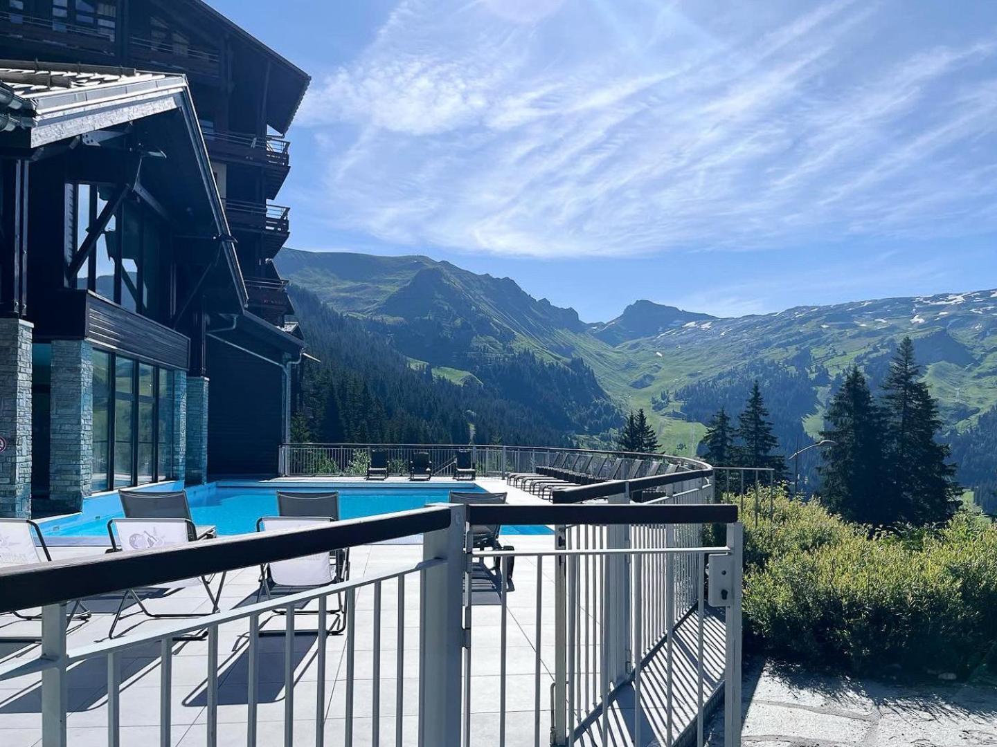 Large One-Bedroom Apartment, Wheelchair Adapted, Les Terrasses D'Eos Flaine Exterior foto